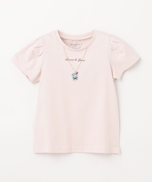 ANY(エニィ)の「ネックレス Tシャツ(Tシャツ/カットソー・キッズ・ブラック系/ピンク系/ベージュ系・130/120/100/110/90)」の12枚目の写真