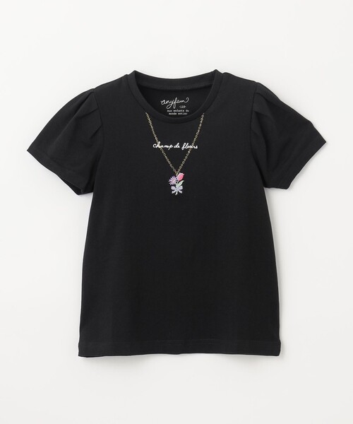 ANY(エニィ)の「ネックレス Tシャツ(Tシャツ/カットソー・キッズ・ブラック系/ピンク系/ベージュ系・130/120/100/110/90)」の13枚目の写真