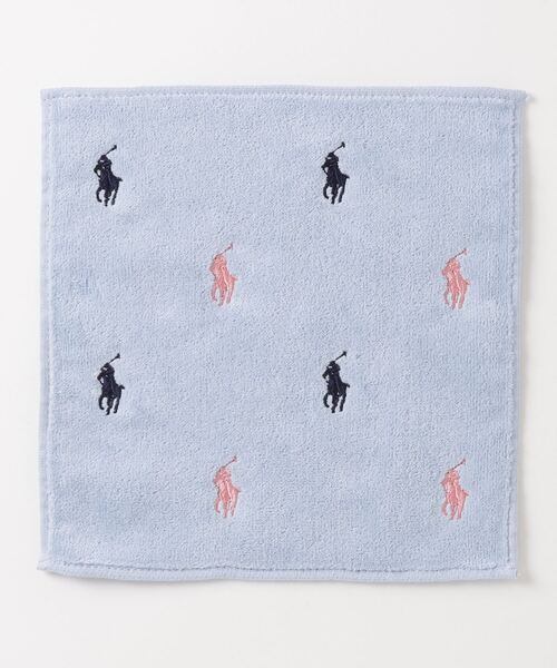 POLO ハンカチーフ POLO RALPH LAUREN（紳士ハンカチ） 表ガーゼタオルハンカチーフ