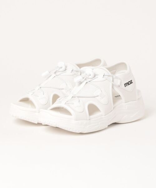 moz(モズ)の「厚底サンダル(サンダル・レディース・ホワイト/ブラック×ホワイト/その他/グレー・S/M/L/LL)」の8枚目の写真