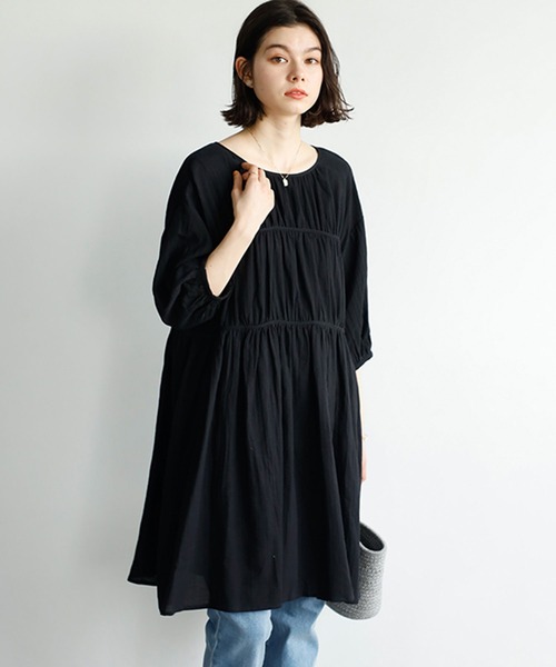 GeeRA(ジーラ)の「バックデザインティアードミニワンピース(ワンピース・レディース・グリーン/ブラック・MEDIUM/LARGE)」の21枚目の写真