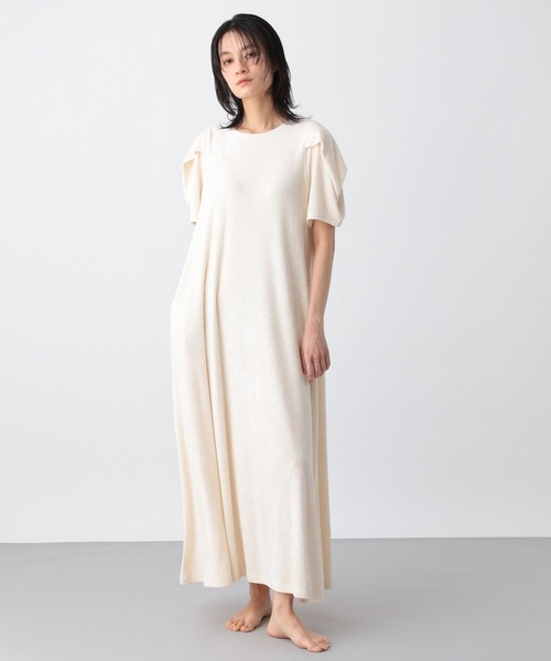 e/rm（イーアールエム）の「【e/rm】パイルパフドレス（ワンピース・レディース・ブラック/グレー/アイボリー・FREE）」の4枚目の写真