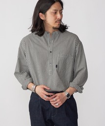 【ZOZO限定】SHIPS.me: ギンガムバンドプルオーバーシャツ