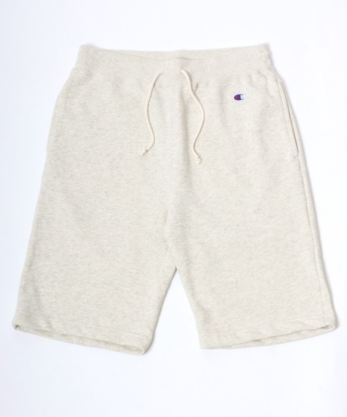 Champion(チャンピオン)の「Champion/チャンピオン コットンUSA ワンポイント刺繍 無地 スウェット ショートパンツ(スウェットパンツ・メンズ・ネイビー/オートミール/ブラック/グレー・M/L/XL)」の7枚目の写真