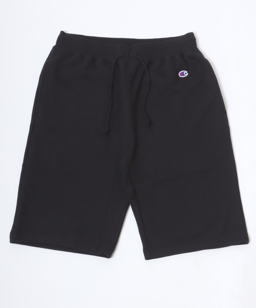 Champion(チャンピオン)の「Champion/チャンピオン コットンUSA ワンポイント刺繍 無地 スウェット ショートパンツ(スウェットパンツ・メンズ・ネイビー/オートミール/ブラック/グレー・M/L/XL)」の5枚目の写真