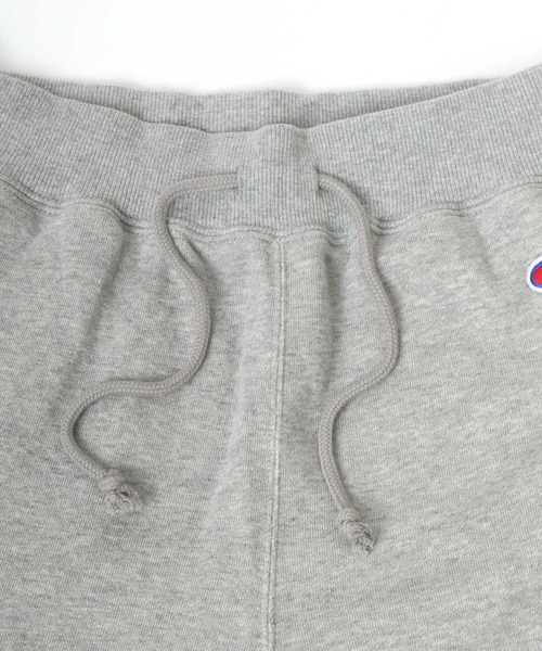 Champion(チャンピオン)の「Champion/チャンピオン コットンUSA ワンポイント刺繍 無地 スウェット ショートパンツ(スウェットパンツ・メンズ・ネイビー/オートミール/ブラック/グレー・M/L/XL)」の10枚目の写真