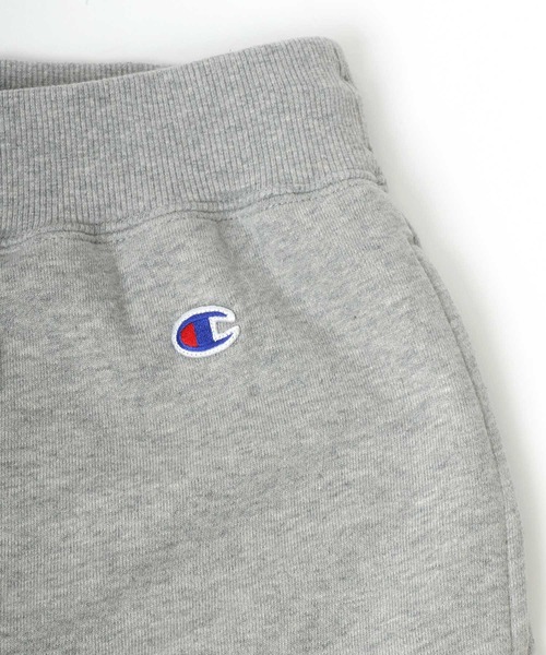 Champion(チャンピオン)の「Champion/チャンピオン コットンUSA ワンポイント刺繍 無地 スウェット ショートパンツ(スウェットパンツ・メンズ・ネイビー/オートミール/ブラック/グレー・M/L/XL)」の11枚目の写真