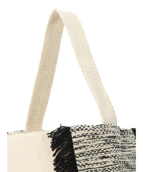 Green　Parks（グリーンパークス）の「・フリンジワンハンドルバッグ（トートバッグ・レディース・ブラック/ブラウン・FREE）」の8枚目の写真