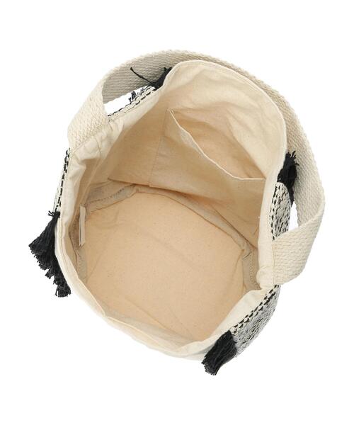 Green　Parks（グリーンパークス）の「・フリンジワンハンドルバッグ（トートバッグ・レディース・ブラック/ブラウン・FREE）」の10枚目の写真