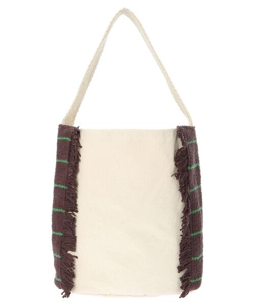 Green　Parks（グリーンパークス）の「・フリンジワンハンドルバッグ（トートバッグ・レディース・ブラック/ブラウン・FREE）」の12枚目の写真