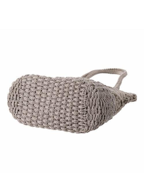 ROOTOTE（ルートート）の「ルートート/幾何学編み トートバッグ LT.デリ.マクラメ-B（かごバッグ・レディース・ブラック/ベージュ/グレー/ピンク・FREE）」の16枚目の写真