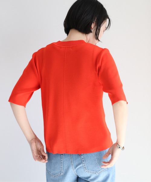 cepo(セポ)の「リンキングサマーニット(ニット/セーター・レディース・オフホワイト/レッド/イエロー・M)」の22枚目の写真