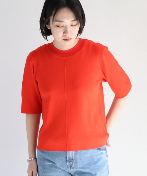 cepo(セポ)の「リンキングサマーニット(ニット/セーター・レディース・オフホワイト/レッド/イエロー・M)」の15枚目の写真