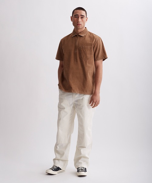 【キミドリ（34）】Billy Sunbaked Workshirt Hoodrich Luxeorb Men's T-Shirt Blue HR04250359