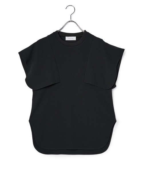 Adam et Rope&#39; - アダムエロペ　スクエアスリーブプルオーバー  フリル アダムエロペ カットソー スクエアスリーブ プルオーバー フリル