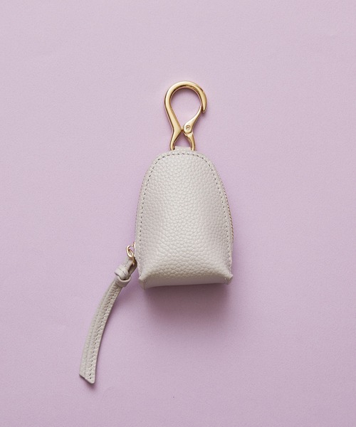 HASHIBAMI（ハシバミ）の「【HASHIBAMI】カラバッシュ スマートキー キーリング（キーケース/キーアクセサリー・レディース・モスグリーン/ブラウン/グレイッシュベージュ/ブラック/レモンイエロー/シルバー/アクア/ラベンダー/ふじ色系/ライトグリーン系/ライトオレンジ系/ゴールド/チャコールグレー/ローズ系/ダークグリーン/イエロー系その他2/ライトブルー/プラム/ネイビー系/シャンパン/ライトグリーン/ライトブラウン/マルーン/グレー系その他・FREE）」の14枚目の写真