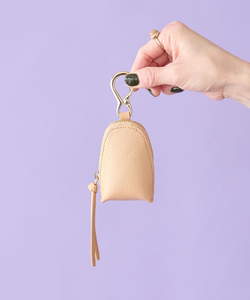 HASHIBAMI（ハシバミ）の「【HASHIBAMI】カラバッシュ スマートキー キーリング（キーケース/キーアクセサリー・レディース・モスグリーン/ブラウン/グレイッシュベージュ/ブラック/レモンイエロー/シルバー/アクア/ラベンダー/ふじ色系/ライトグリーン系/ライトオレンジ系/ゴールド/チャコールグレー/ローズ系/ダークグリーン/イエロー系その他2/ライトブルー/プラム/ネイビー系/シャンパン/ライトグリーン/ライトブラウン/マルーン/グレー系その他・FREE）」の21枚目の写真