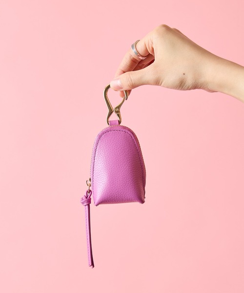 HASHIBAMI（ハシバミ）の「【HASHIBAMI】カラバッシュ スマートキー キーリング（キーケース/キーアクセサリー・レディース・モスグリーン/ブラウン/グレイッシュベージュ/ブラック/レモンイエロー/シルバー/アクア/ラベンダー/ふじ色系/ライトグリーン系/ライトオレンジ系/ゴールド/チャコールグレー/ローズ系/ダークグリーン/イエロー系その他2/ライトブルー/プラム/ネイビー系/シャンパン/ライトグリーン/ライトブラウン/マルーン/グレー系その他・FREE）」の15枚目の写真