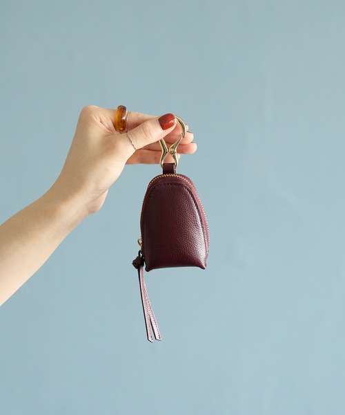 HASHIBAMI（ハシバミ）の「【HASHIBAMI】カラバッシュ スマートキー キーリング（キーケース/キーアクセサリー・レディース・モスグリーン/ブラウン/グレイッシュベージュ/ブラック/レモンイエロー/シルバー/アクア/ラベンダー/ふじ色系/ライトグリーン系/ライトオレンジ系/ゴールド/チャコールグレー/ローズ系/ダークグリーン/イエロー系その他2/ライトブルー/プラム/ネイビー系/シャンパン/ライトグリーン/ライトブラウン/マルーン/グレー系その他・FREE）」の19枚目の写真