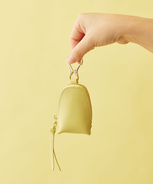 HASHIBAMI（ハシバミ）の「【HASHIBAMI】カラバッシュ スマートキー キーリング（キーケース/キーアクセサリー・レディース・モスグリーン/ブラウン/グレイッシュベージュ/ブラック/レモンイエロー/シルバー/アクア/ラベンダー/ふじ色系/ライトグリーン系/ライトオレンジ系/ゴールド/チャコールグレー/ローズ系/ダークグリーン/イエロー系その他2/ライトブルー/プラム/ネイビー系/シャンパン/ライトグリーン/ライトブラウン/マルーン/グレー系その他・FREE）」の17枚目の写真