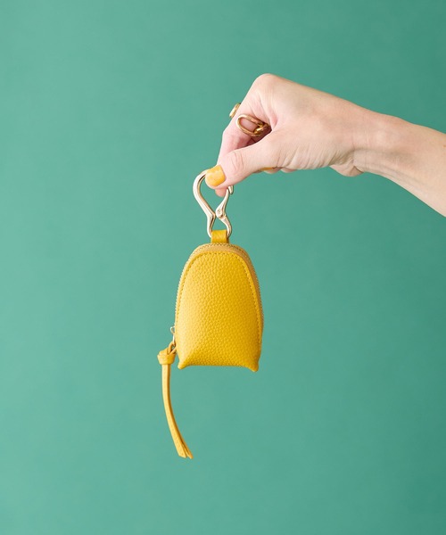 HASHIBAMI（ハシバミ）の「【HASHIBAMI】カラバッシュ スマートキー キーリング（キーケース/キーアクセサリー・レディース・モスグリーン/ブラウン/グレイッシュベージュ/ブラック/レモンイエロー/シルバー/アクア/ラベンダー/ふじ色系/ライトグリーン系/ライトオレンジ系/ゴールド/チャコールグレー/ローズ系/ダークグリーン/イエロー系その他2/ライトブルー/プラム/ネイビー系/シャンパン/ライトグリーン/ライトブラウン/マルーン/グレー系その他・FREE）」の18枚目の写真