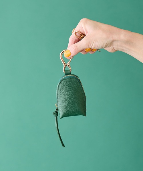 HASHIBAMI（ハシバミ）の「【HASHIBAMI】カラバッシュ スマートキー キーリング（キーケース/キーアクセサリー・レディース・モスグリーン/ブラウン/グレイッシュベージュ/ブラック/レモンイエロー/シルバー/アクア/ラベンダー/ふじ色系/ライトグリーン系/ライトオレンジ系/ゴールド/チャコールグレー/ローズ系/ダークグリーン/イエロー系その他2/ライトブルー/プラム/ネイビー系/シャンパン/ライトグリーン/ライトブラウン/マルーン/グレー系その他・FREE）」の9枚目の写真