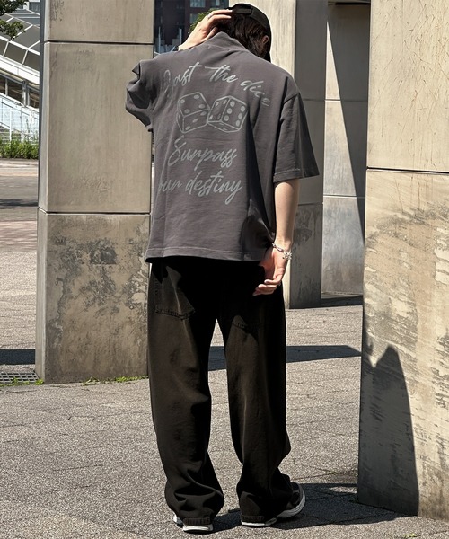 kutir（クティール）の「ピグメントダイスロゴハーフジップ（Tシャツ/カットソー・メンズ・スミクロ/ライトブルー/カーキ・MEDIUM/LARGE）」の20枚目の写真