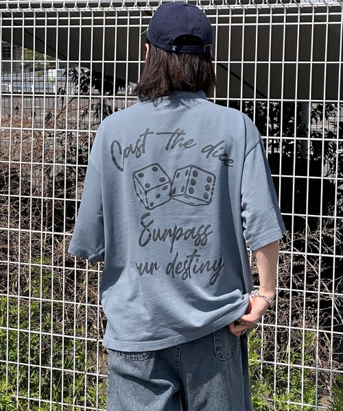 kutir（クティール）の「ピグメントダイスロゴハーフジップ（Tシャツ/カットソー・メンズ・スミクロ/ライトブルー/カーキ・MEDIUM/LARGE）」の12枚目の写真