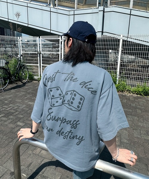kutir（クティール）の「ピグメントダイスロゴハーフジップ（Tシャツ/カットソー・メンズ・スミクロ/ライトブルー/カーキ・MEDIUM/LARGE）」の22枚目の写真