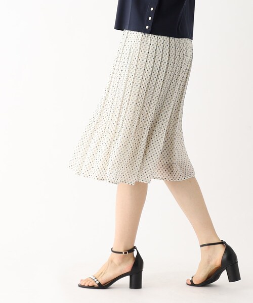 index(インデックス)の「◆≪選べる丈≫ キカ柄・花柄 プリーツスカート【イージーケア/洗濯機で洗い可】(スカート・レディース・ブラック系/ライトグレー系6/ライトグレー系/サックスブルー系/ブラック系6/サックスブルー系6・00)」の14枚目の写真