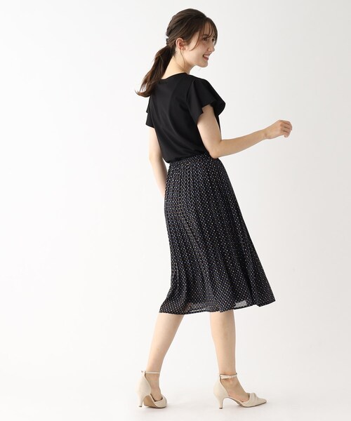 index(インデックス)の「◆≪選べる丈≫ キカ柄・花柄 プリーツスカート【イージーケア/洗濯機で洗い可】(スカート・レディース・ブラック系/ライトグレー系6/ライトグレー系/サックスブルー系/ブラック系6/サックスブルー系6・00)」の20枚目の写真
