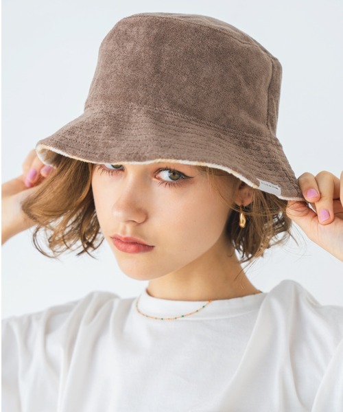 ALEXIA STAM（アリシアスタン）の「Reversible Bucket Hat / リバーシブルバケットハット（ハット・レディース・アイボリー/ピンク/ブラウン・FREE）」の8枚目の写真