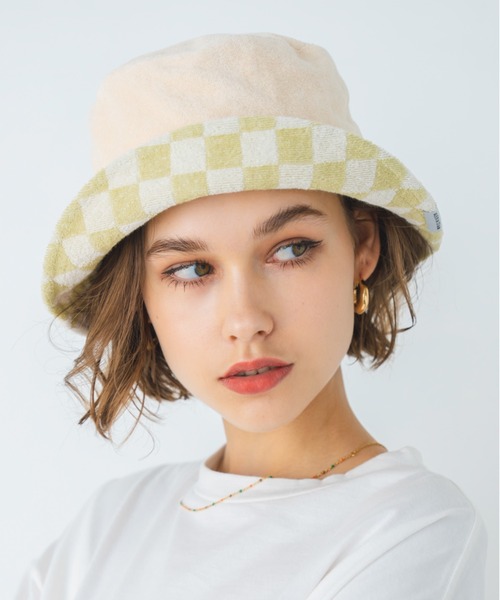 ALEXIA STAM（アリシアスタン）の「Reversible Bucket Hat / リバーシブルバケットハット（ハット・レディース・アイボリー/ピンク/ブラウン・FREE）」の5枚目の写真