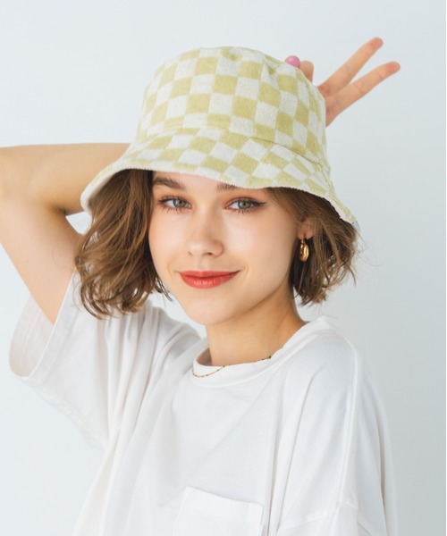 ALEXIA STAM（アリシアスタン）の「Reversible Bucket Hat / リバーシブルバケットハット（ハット・レディース・アイボリー/ピンク/ブラウン・FREE）」の7枚目の写真