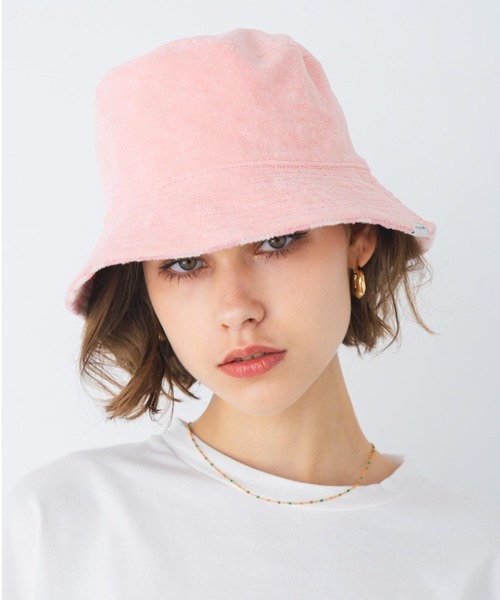 ALEXIA STAM（アリシアスタン）の「Reversible Bucket Hat / リバーシブルバケットハット（ハット・レディース・アイボリー/ピンク/ブラウン・FREE）」の13枚目の写真