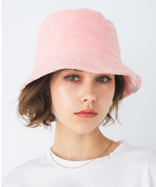 ALEXIA STAM（アリシアスタン）の「Reversible Bucket Hat / リバーシブルバケットハット（ハット・レディース・アイボリー/ピンク/ブラウン・FREE）」の14枚目の写真