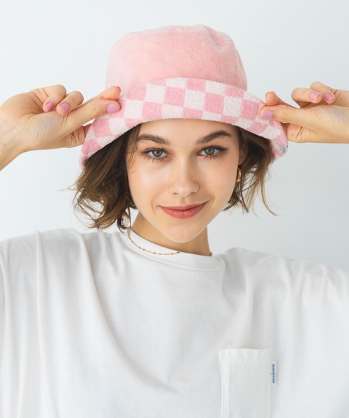 ALEXIA STAM（アリシアスタン）の「Reversible Bucket Hat / リバーシブルバケットハット（ハット・レディース・アイボリー/ピンク/ブラウン・FREE）」の15枚目の写真