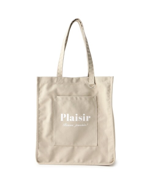 SHOO・LA・RUE(シューラルー)の「◆【推し活にも最適】 キャンバス ビッグトートバッグ(トートバッグ・レディース・アイボリー/パープル系4/ピンク系/イエロー/グレー/ブラック・00)」の4枚目の写真