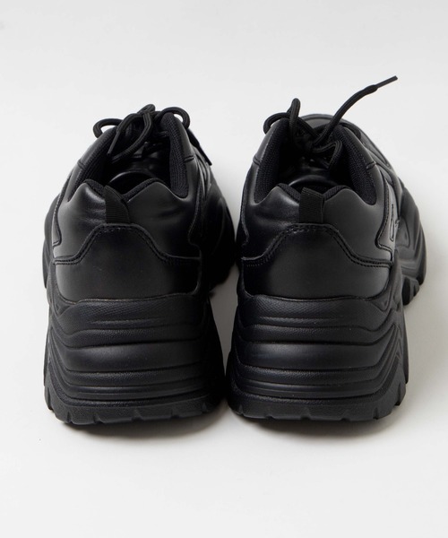 WEGO(ウィゴー)の「WEGO/厚底ダッドスニーカー(スニーカー・レディース・ブラック/ホワイト・MEDIUM/LARGE)」の5枚目の写真
