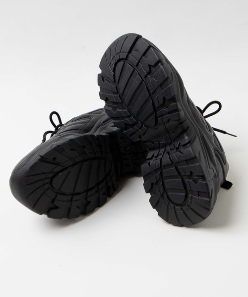 WEGO(ウィゴー)の「WEGO/厚底ダッドスニーカー(スニーカー・レディース・ブラック/ホワイト・MEDIUM/LARGE)」の7枚目の写真