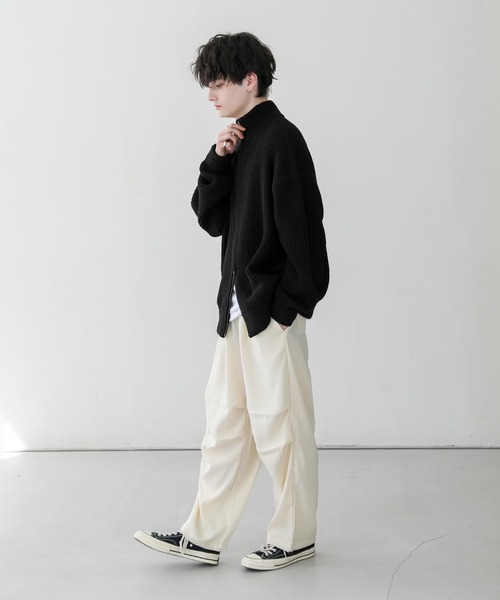 セール】2wayパラシュートドレープスラックスパンツ（スラックス