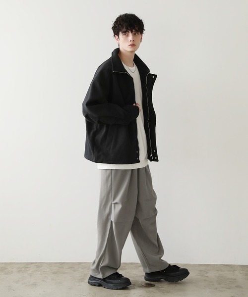 セール】2wayパラシュートドレープスラックスパンツ（スラックス