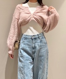 SNIDEL | ファーボレロセットニットプルオーバー(アンサンブル)