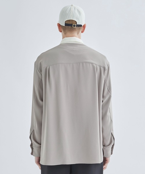 STUDIOUS別注 CULNI 23 SS ホワイト/ネイビー 長袖シャツ STUDIOUS別注 CULNI 23 SS ホワイト/ネイビー 長袖シャツ - メルカリ