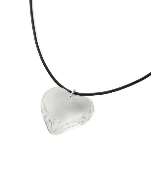 VIS（ビス）の「クリアハートネックレス（ネックレス・レディース・その他・FREE）」の2枚目の写真