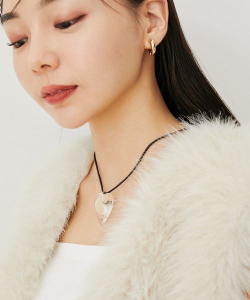 VIS（ビス）の「クリアハートネックレス（ネックレス・レディース・その他・FREE）」の8枚目の写真
