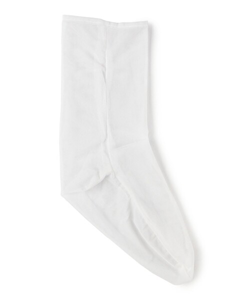 SIMONE WILD（シモーネワイルド）の「Simone Wild NET ANKLE SOCKS（ソックス/靴下・レディース・ホワイト/ブラック/オレンジ・M/L）」の2枚目の写真