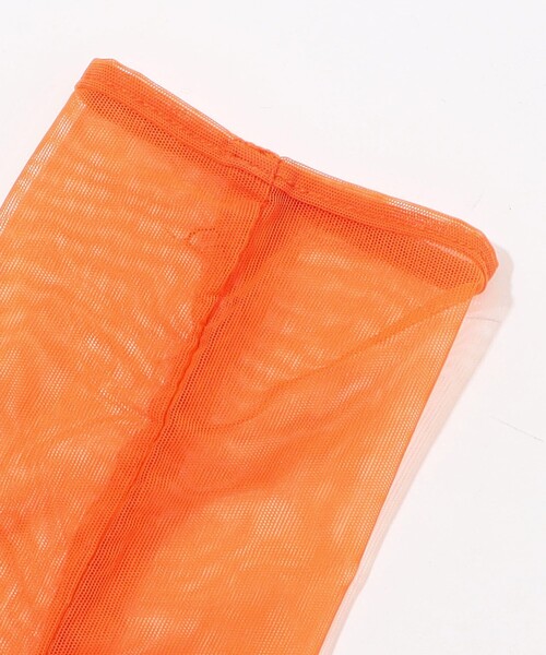 SIMONE WILD（シモーネワイルド）の「Simone Wild NET ANKLE SOCKS（ソックス/靴下・レディース・ホワイト/ブラック/オレンジ・M/L）」の4枚目の写真
