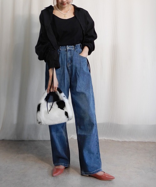 minia（ミニア）の「メリージェーンポインテッドエナメルパンプス（パンプス・レディース・アイボリー/ブラック/ピンク・M/S/L）」の22枚目の写真
