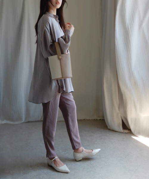 minia（ミニア）の「メリージェーンポインテッドエナメルパンプス（パンプス・レディース・アイボリー/ブラック/ピンク・M/S/L）」の4枚目の写真
